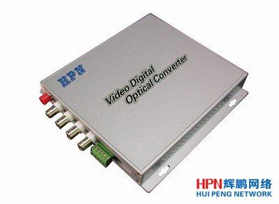 HPN4路正向视频＋1路反向控制光端机产品图