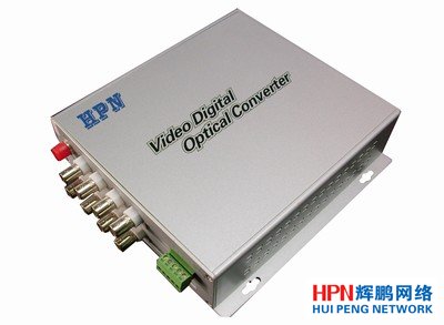 HPN8路正向视频＋1路反向控制光端机产品图